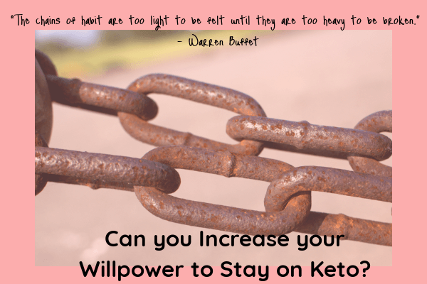 Can you Increase your Willpower to Stay on Keto?