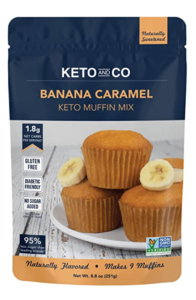 Keto And Co Banana Caramel Keto Muffin Mix
